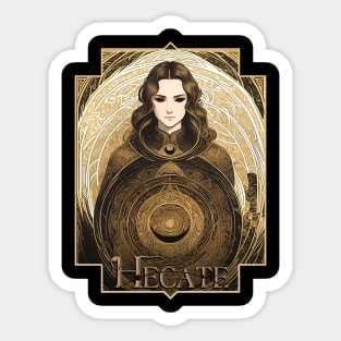 Hecate the Goddess of Magic Sticker